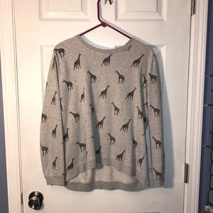 Grey Giraffe Sweater